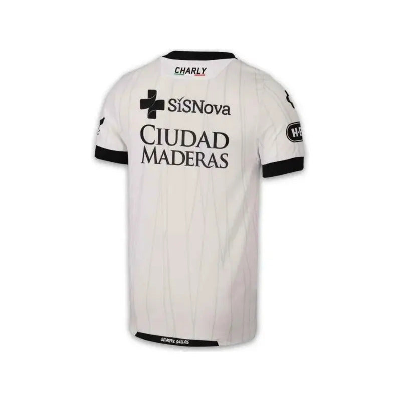 Jersey Playera Charly Queretaro Adición Especial 70 Aniversa Blanco Lisa Grande