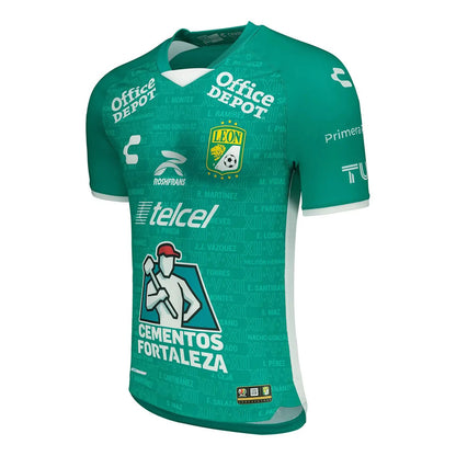 Jersey Playera Charly Del Leon De Local Verde  Plyrs Verde Mediana