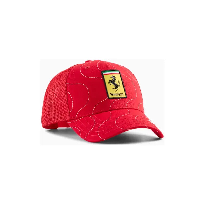 Gorra Cachucha Puma Edicion Esp Monza Formula 1 Ferrari 2026 Rojo Unitalla (correa Ajustable)