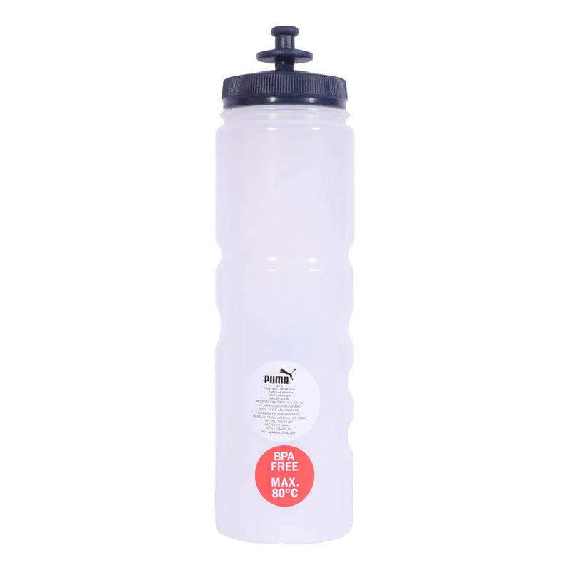 Botella Para Agua Puma 750ml Rayados Monterrey Blanco/azul Blanco/negro