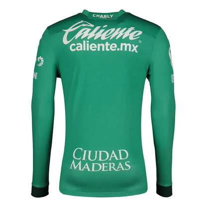 Jersey Playera Charly Del Leon De Local Manga Larga Grn. Verde Grande