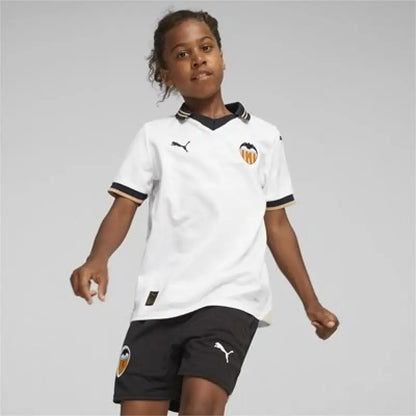Jersey Playera Puma Del Valencia Para Niños De Local