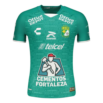 Jersey Playera Charly Del Leon De Local Verde  Plyrs Verde Mediana