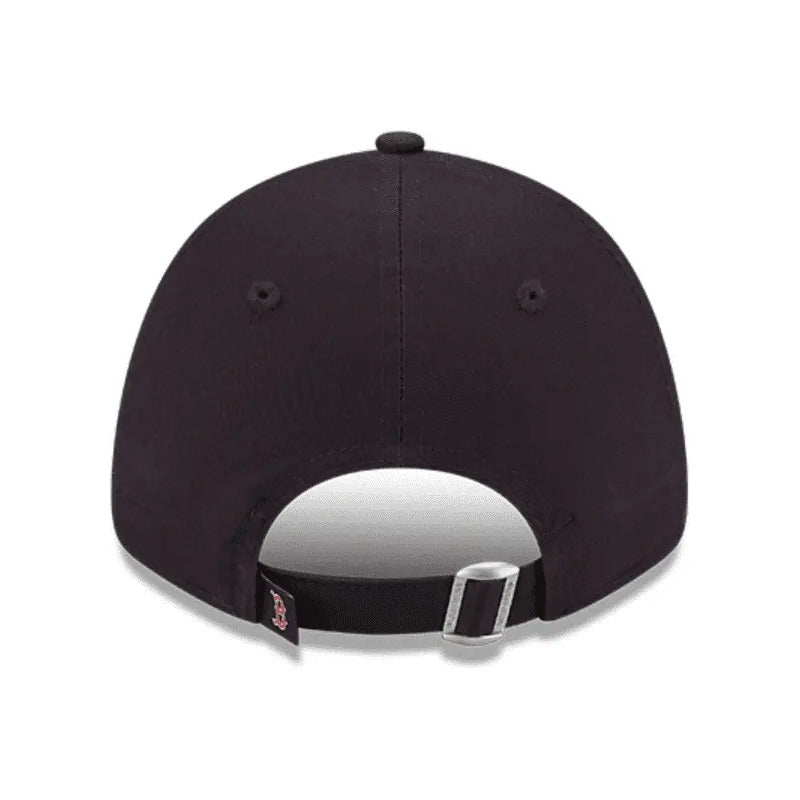 Gorra Cachucha New Era De Boston Red Sox Medias Rojas Azul Marino Unitalla (correa Ajustable)