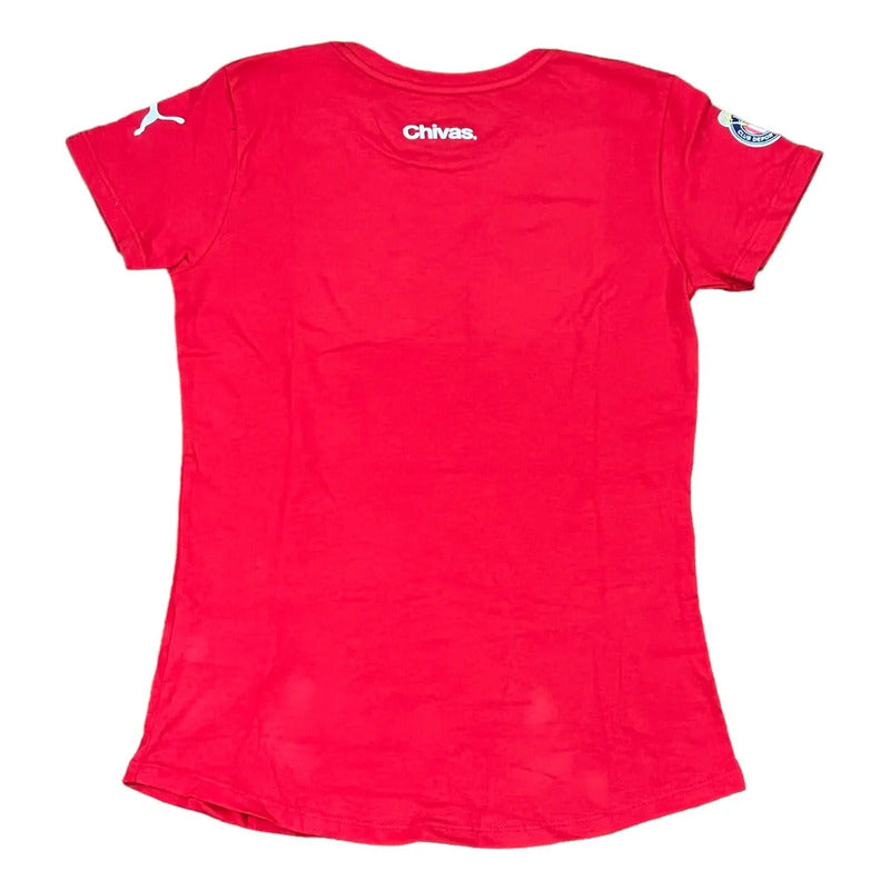 Playera Puma T-shirt Para Dama De Chivas Del Guadalajara