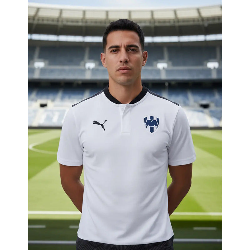 Jersey Playera Puma Entrenamiento Rayados De Monterrey White