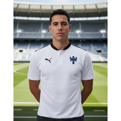Jersey Playera Puma Entrenamiento Rayados De Monterrey White
