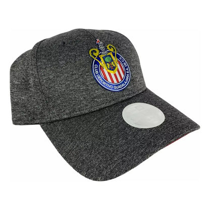 Gorra Cachucha New Era De Chivas Guadalajara De Dama  Mujer Gris Claro Lisa Unitalla (correa Ajustable)