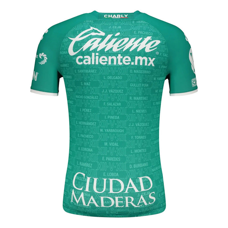 Jersey Playera Charly Del Leon De Local Verde  Plyrs Verde Mediana