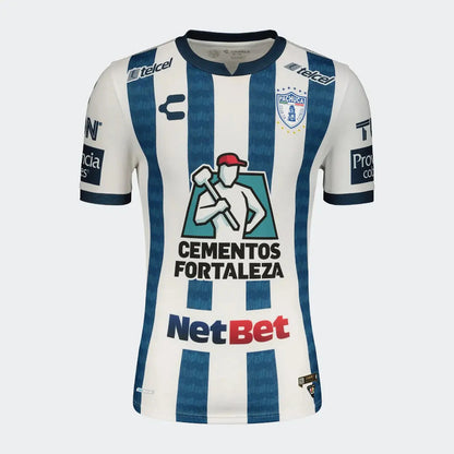 Jersey Playera Charly Del Pachuca De Local Blanco De Local