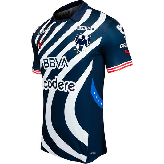 Jersey Playera Puma De Monterrey Leagues Cup Version Jugador Azul Extra Small (xs)
