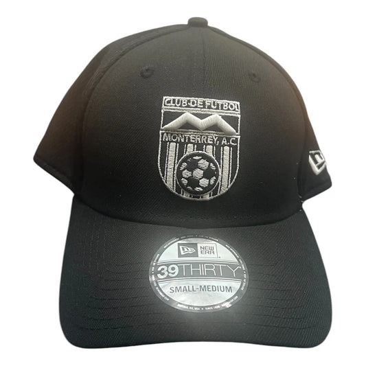 Gorra Cachucha Cerrada New Era De Rayados De Monterrey Retro Negro Small-medium