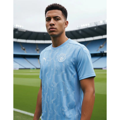 Jersey Playera Entrenamiento Del Manchester City Premacth Ss
