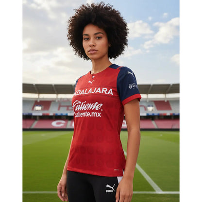 Jersey Playera Puma De Chivas Del Guadalajara De Dama Mujer