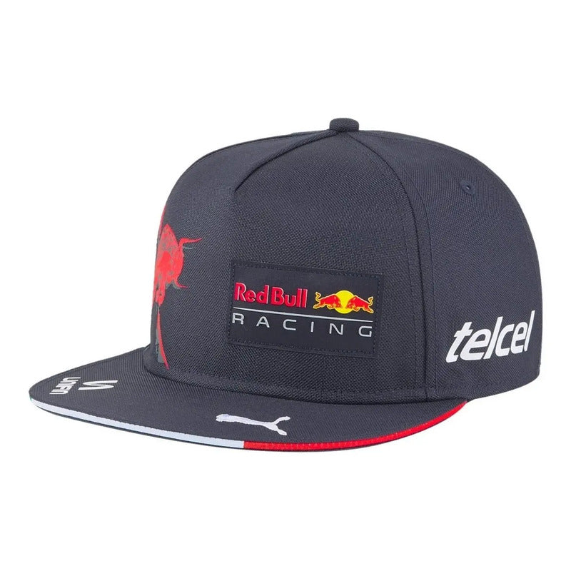 Gorra Cachucha Plana Puma Red Bull Jovenes Niños Checo Perez Azul Oscuro Unitalla (correa Ajustable)