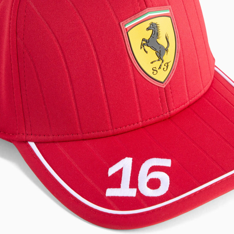 Gorra Cachucha Puma De Ferrari De Leclerc Formula 1 F1 Rojo Única Liso