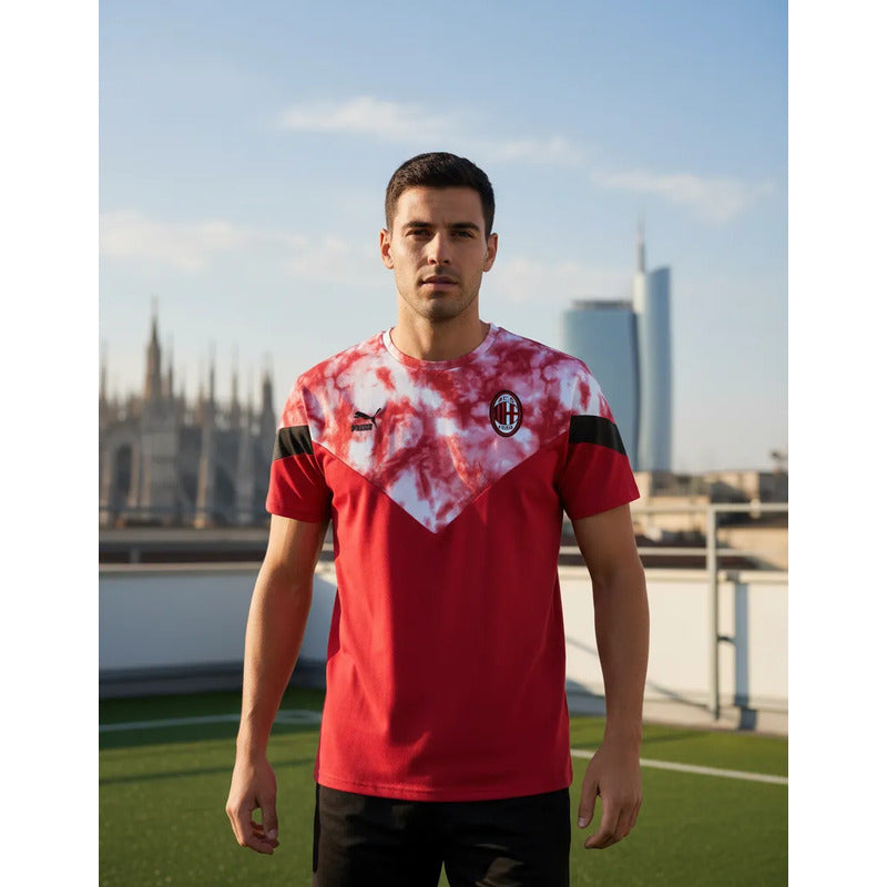 Playera Puma Del Milan De Italia Heritage T7 Black