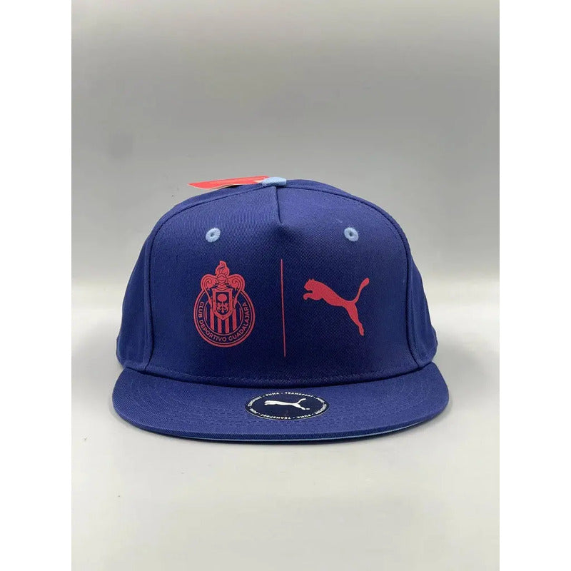 Gorra Cachucha Puma  Plana De Las Chivas Del Guadalajara Azul