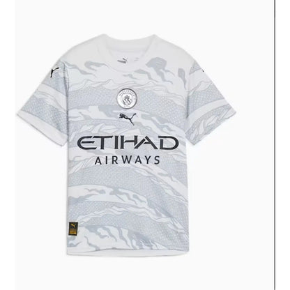 Jersey Playera Puma Del Manchester City Prematch Para Niños Blanco 5 Años