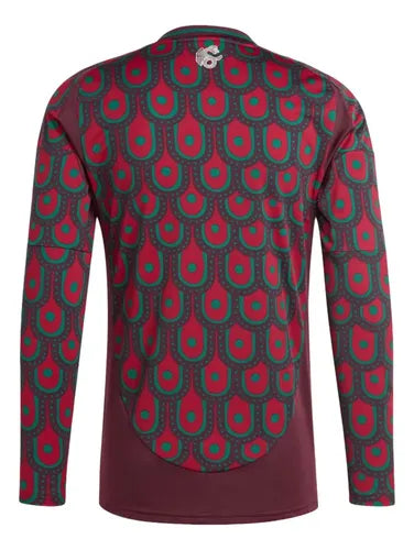 Jersey Playera Adidas de la Selección de México de Manga Larga Versión Jugador