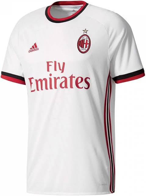Jersey playera Adidas del Milan de visitante 2017-2018