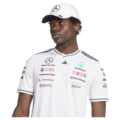 adidas Jersey Playera Oficial DE PILOTO Profesional Mercedes AMG Petronas F1 Team Talla DE Adulto Chico (S)