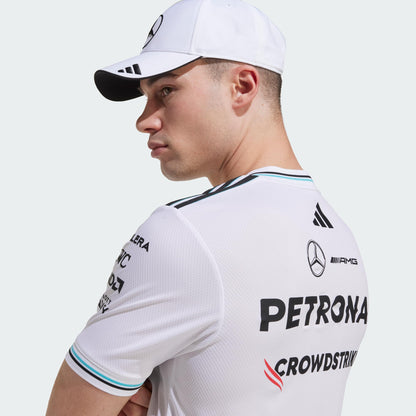 adidas Jersey Playera Oficial DE PILOTO Profesional Mercedes AMG Petronas F1 Team Talla DE Adulto Chico (S)
