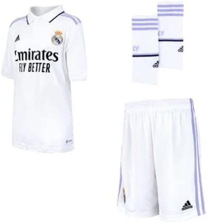 Conjunto Kit adidas Real Madrid Home Mini Kit Set 22/23 para niños