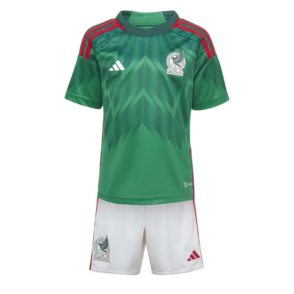Conjunto adidas de MEXICO pata niños HOME MINI KIT SET 22-23