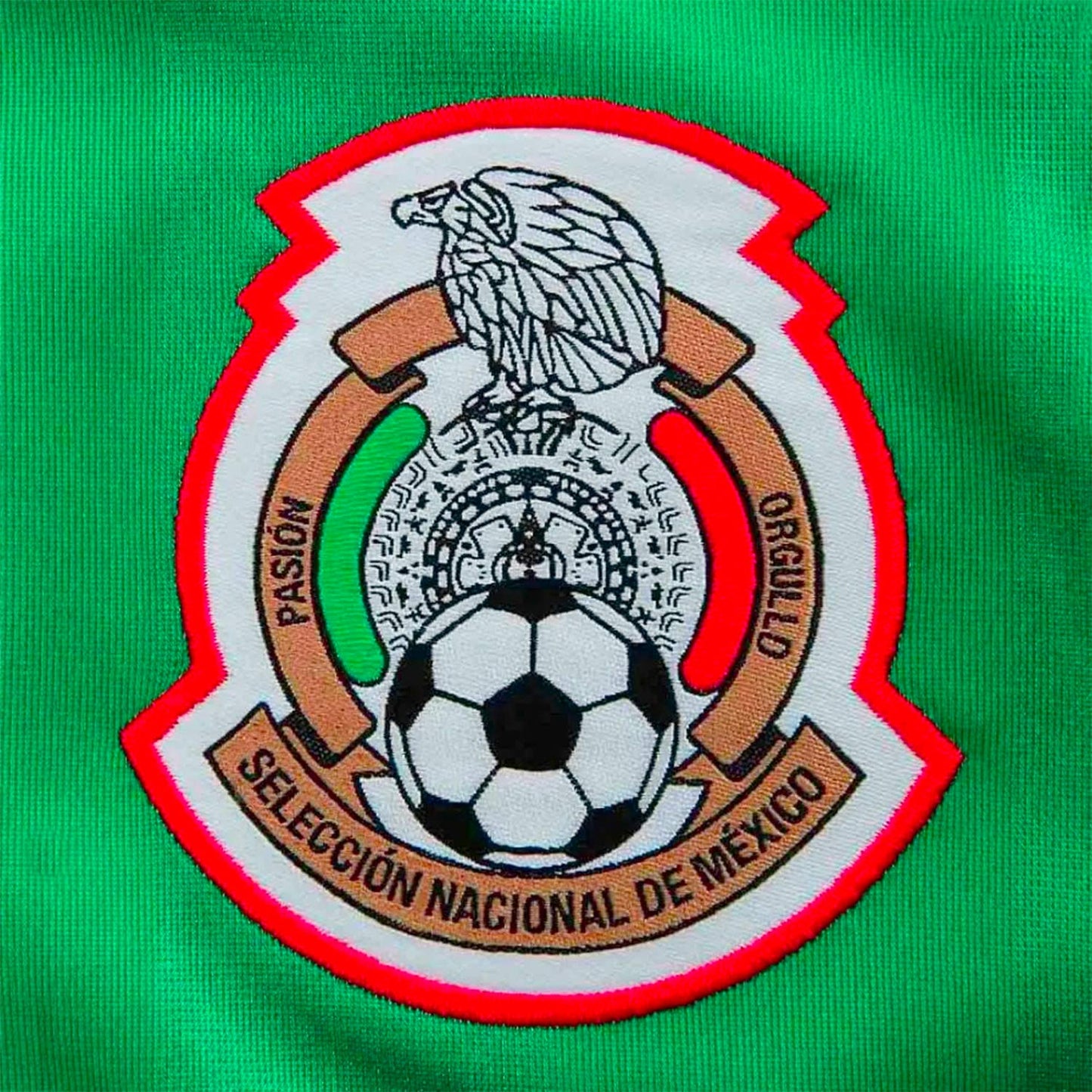 Jersey Adidas Seleccion de México Mabga larga Versión Jugador FMF H Verde Playera para Hombre