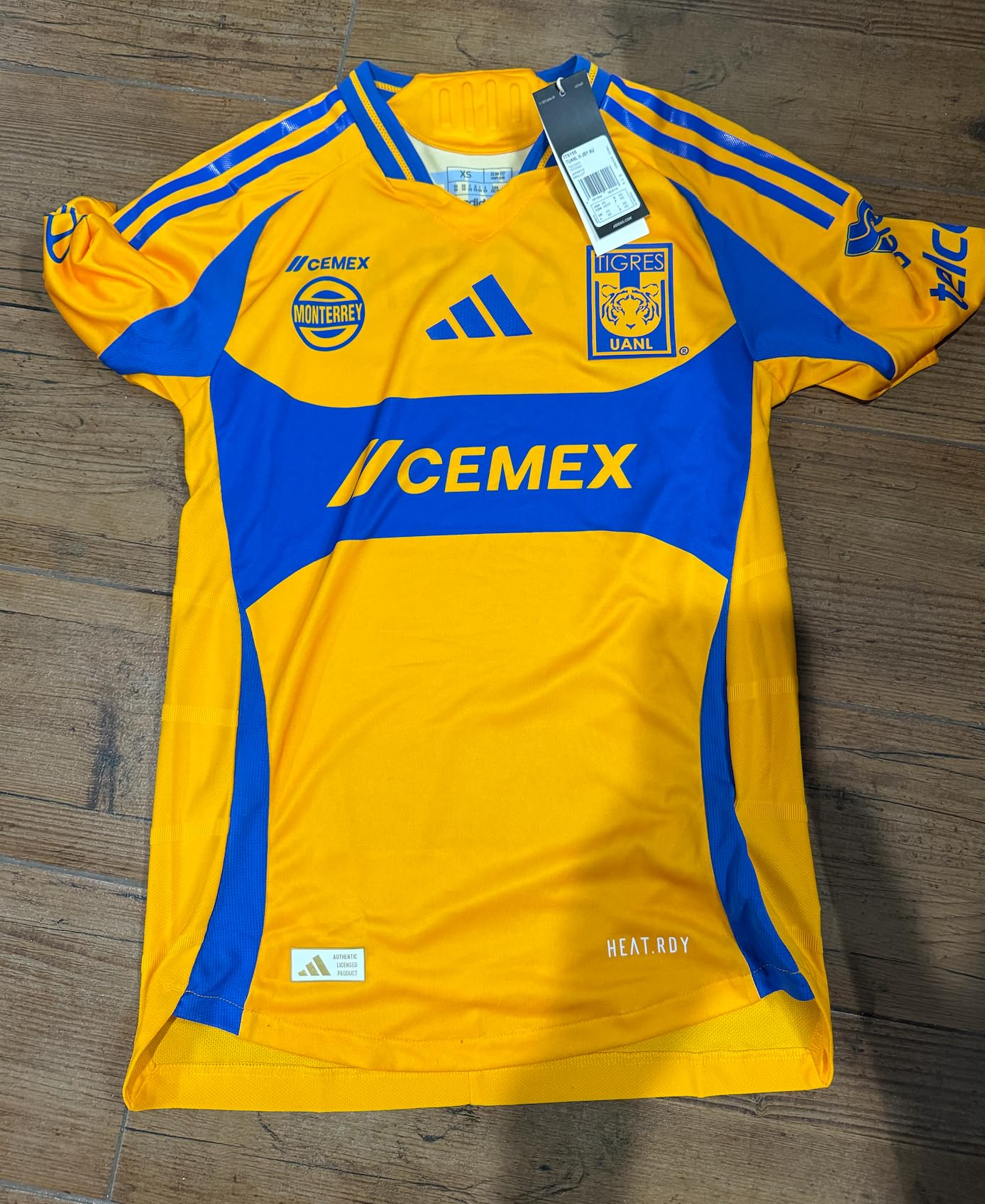 adidas Jersey Playera Tigres de UANL de Local Version Jugador para Hombre